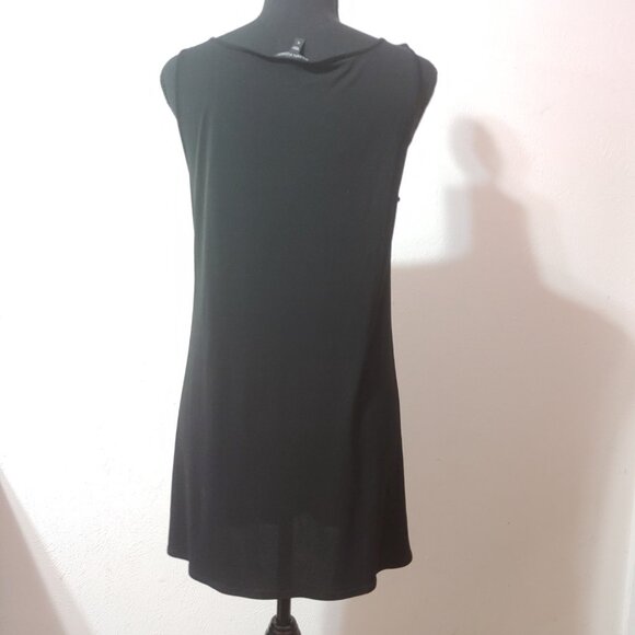 EILEEN FISHER  STRETCH SILK JERSEY SHELL TUNIC TANK Small - Picture 3 of 5